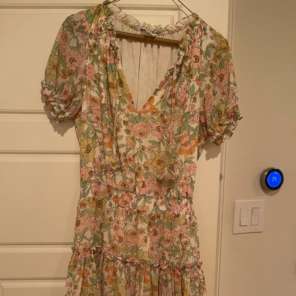 floral mini dress